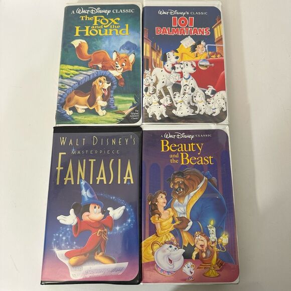 Disney Black Diamond VHS lot of 4 Videos - Picture 1 of 13